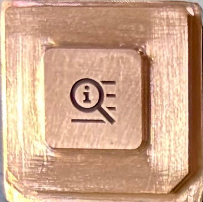 Icon Electrode Engraving