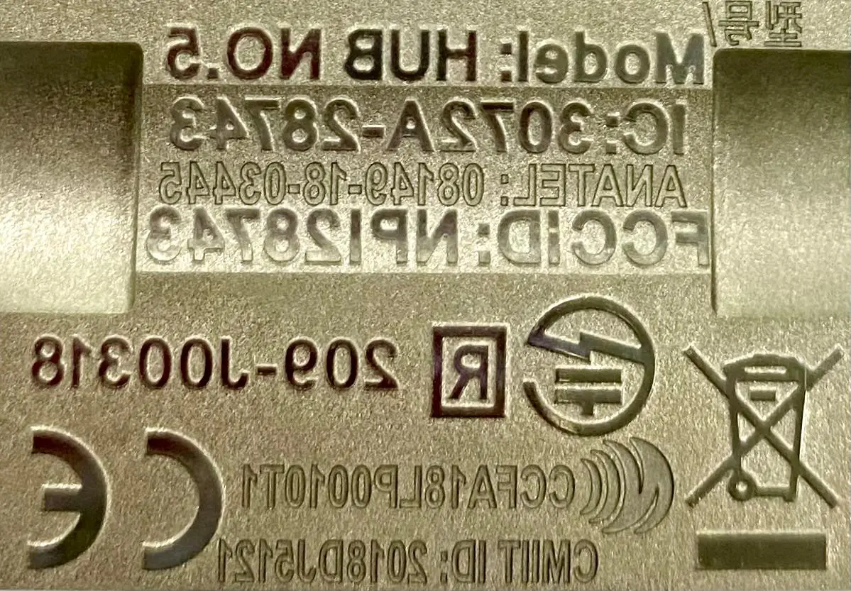Regulatory Compliance Markings