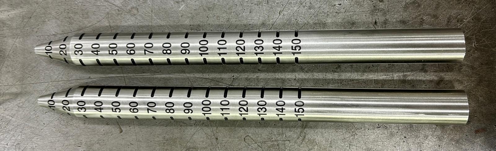 Precision Laser Etching of Measurement Graduations